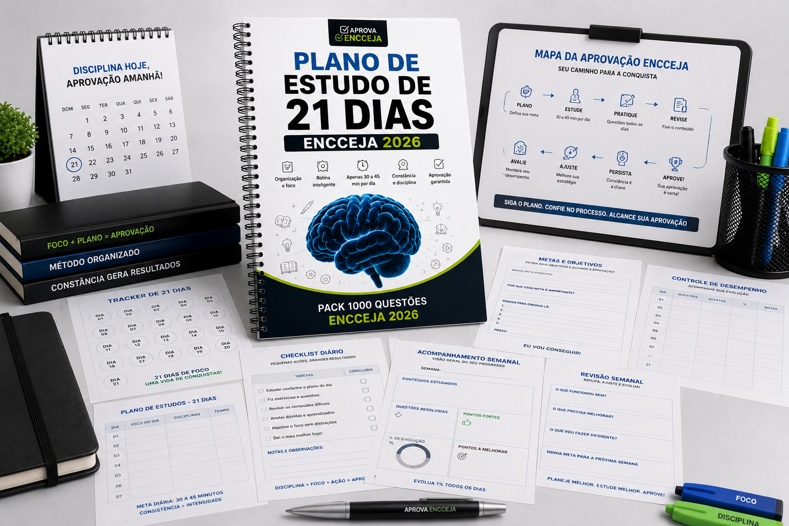 Plano de Estudos 21 Dias ENCCEJA